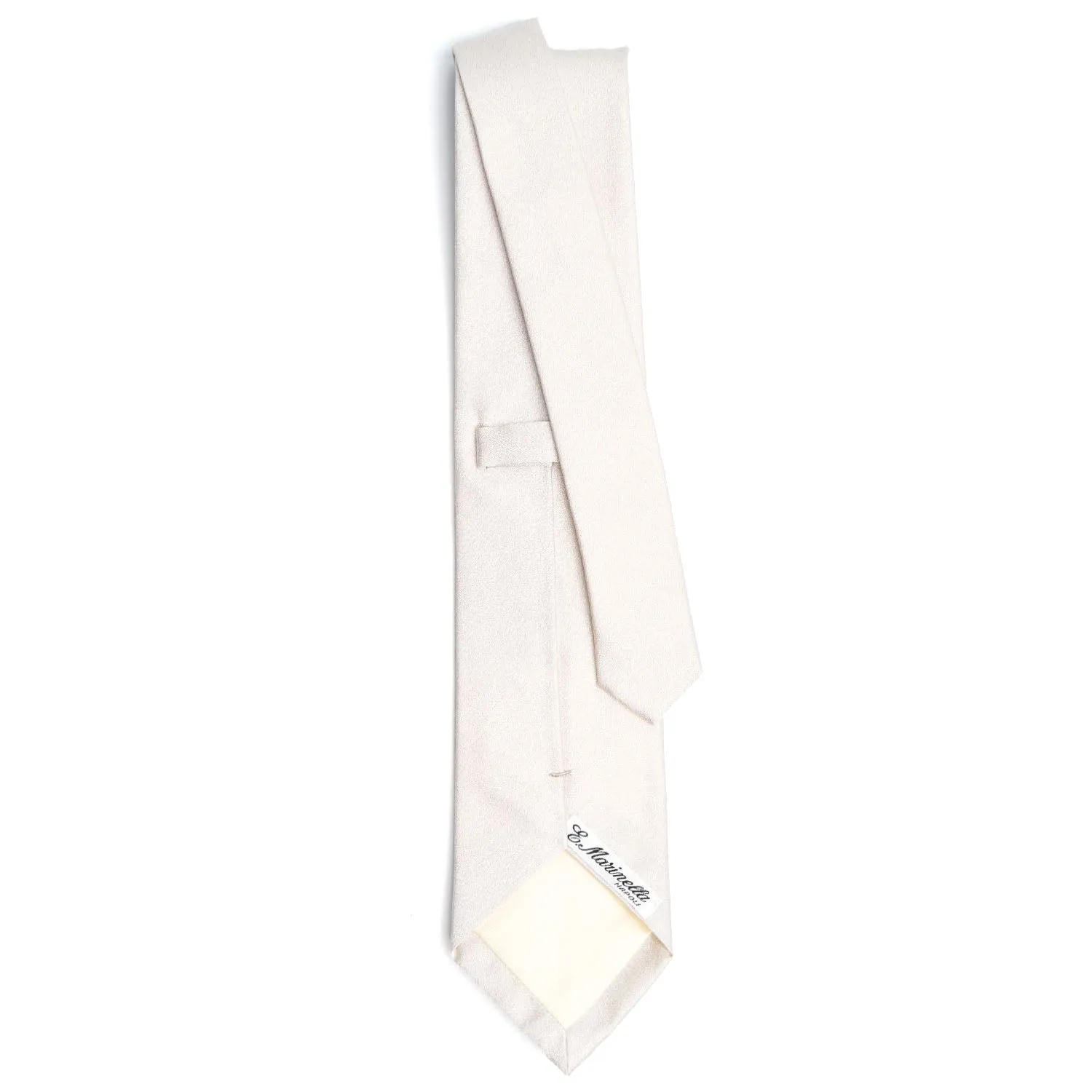 WHITE SARTORIAL JACQUARD SILK TIE