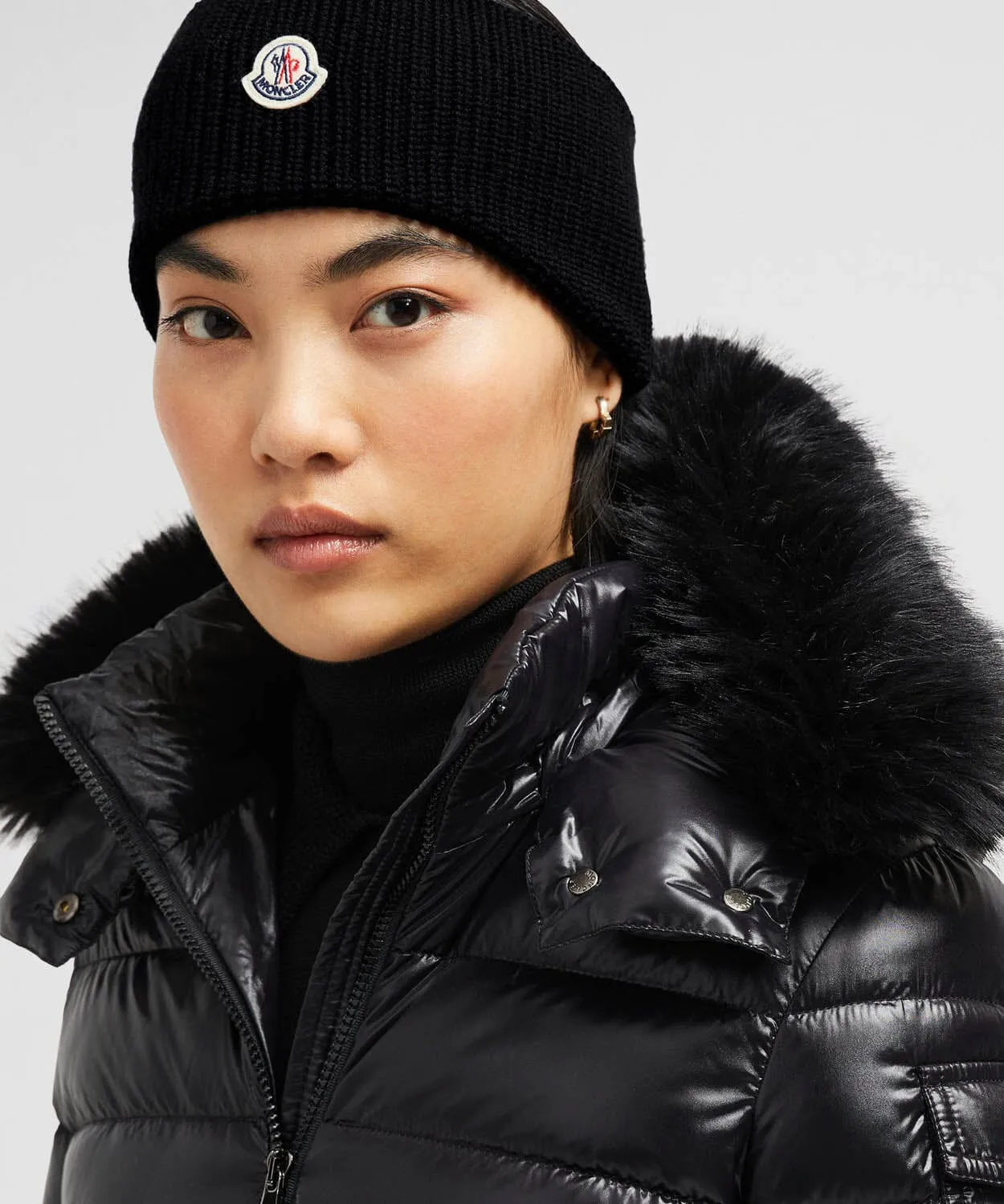 Women's Bady fur Short Down Jacket