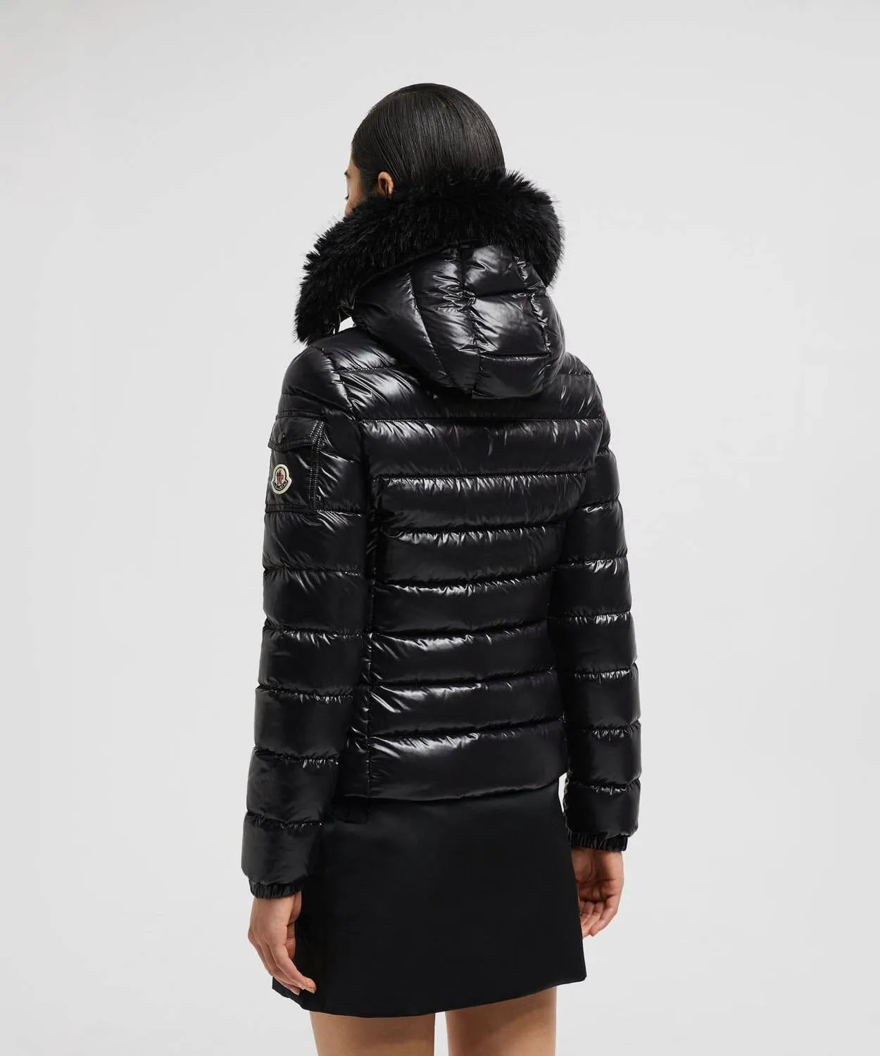 Women's Bady fur Short Down Jacket