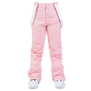 Women's Insulated Mountains Aurora Winter Snow Pants Ski Bibs