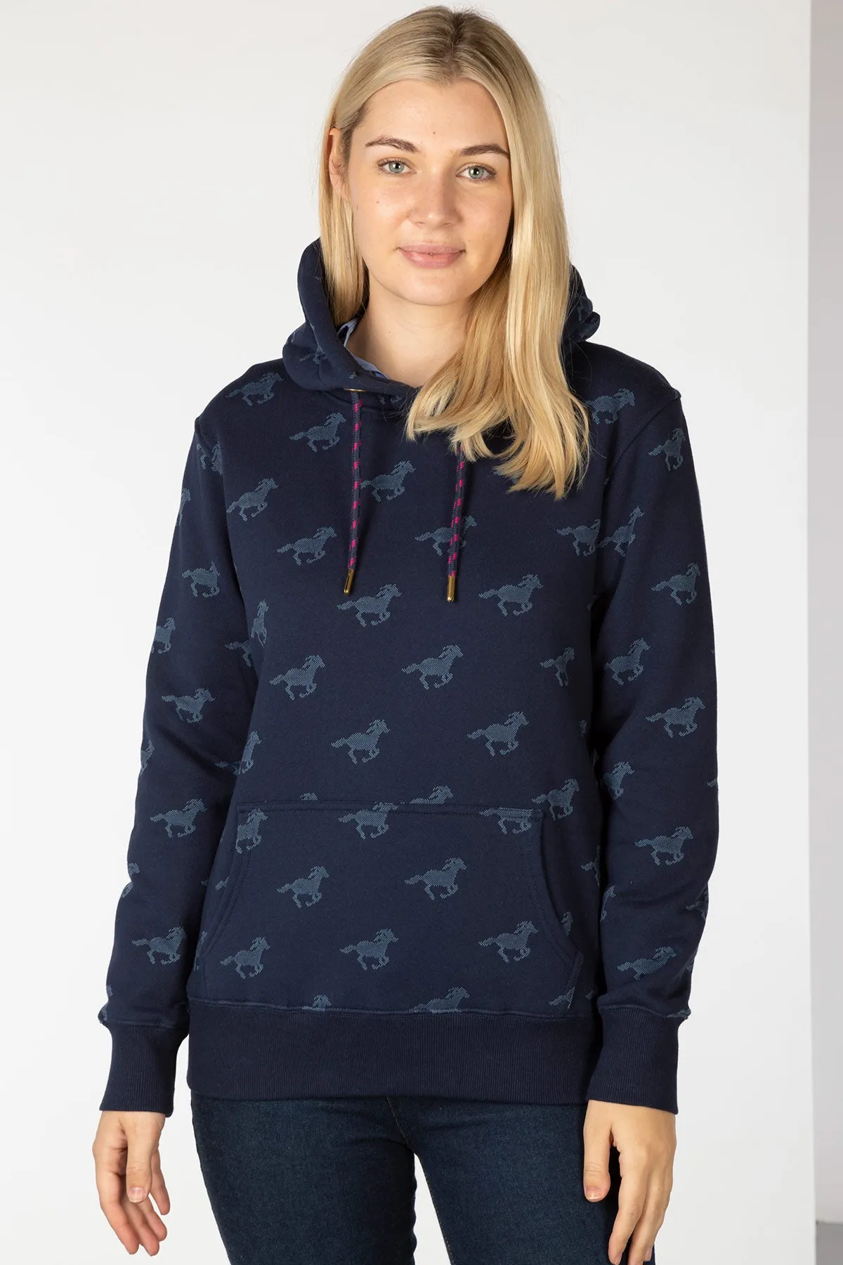 Women's Woven Loungewear Hoody - Arram