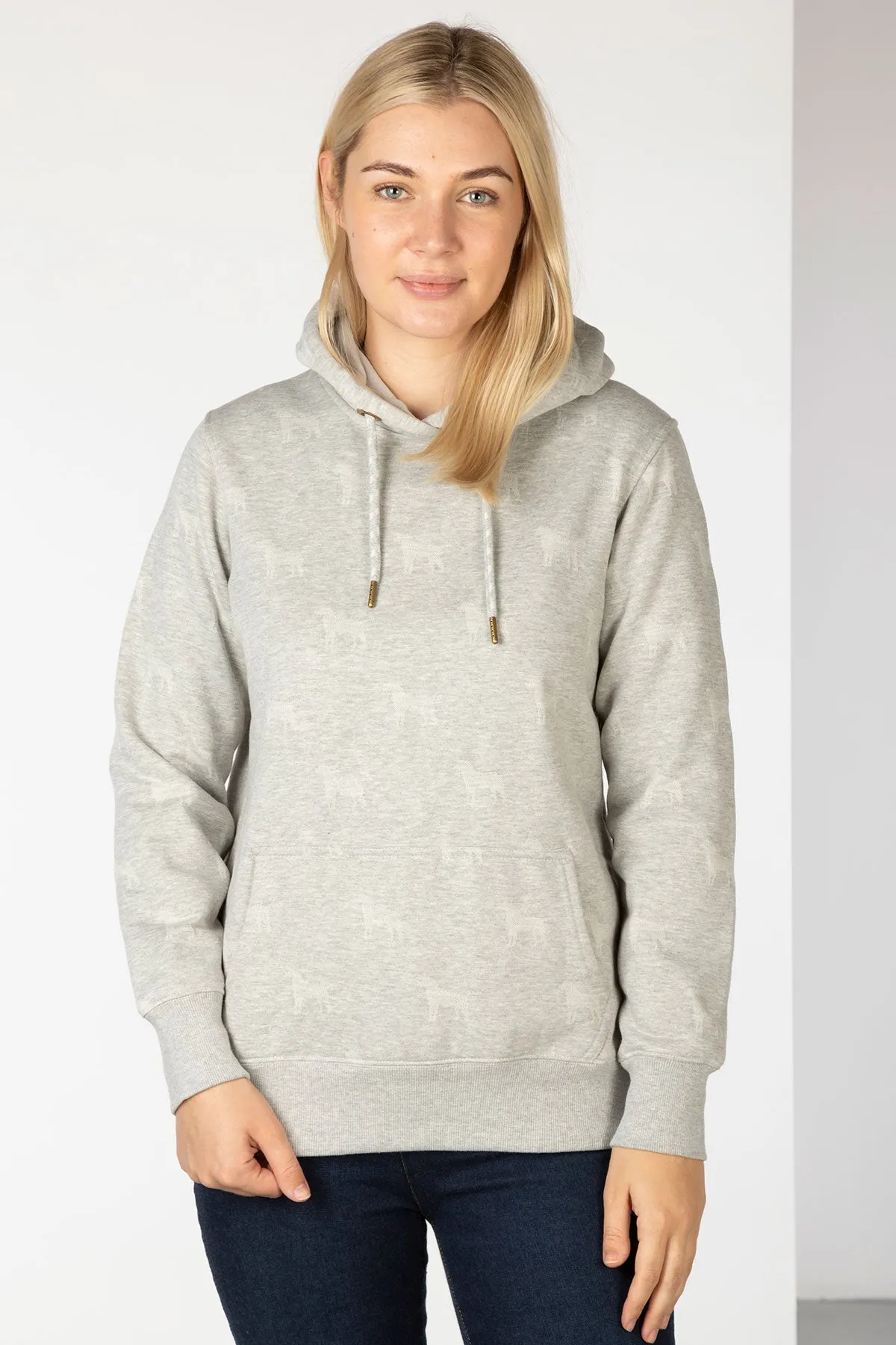 Women's Woven Loungewear Hoody - Arram