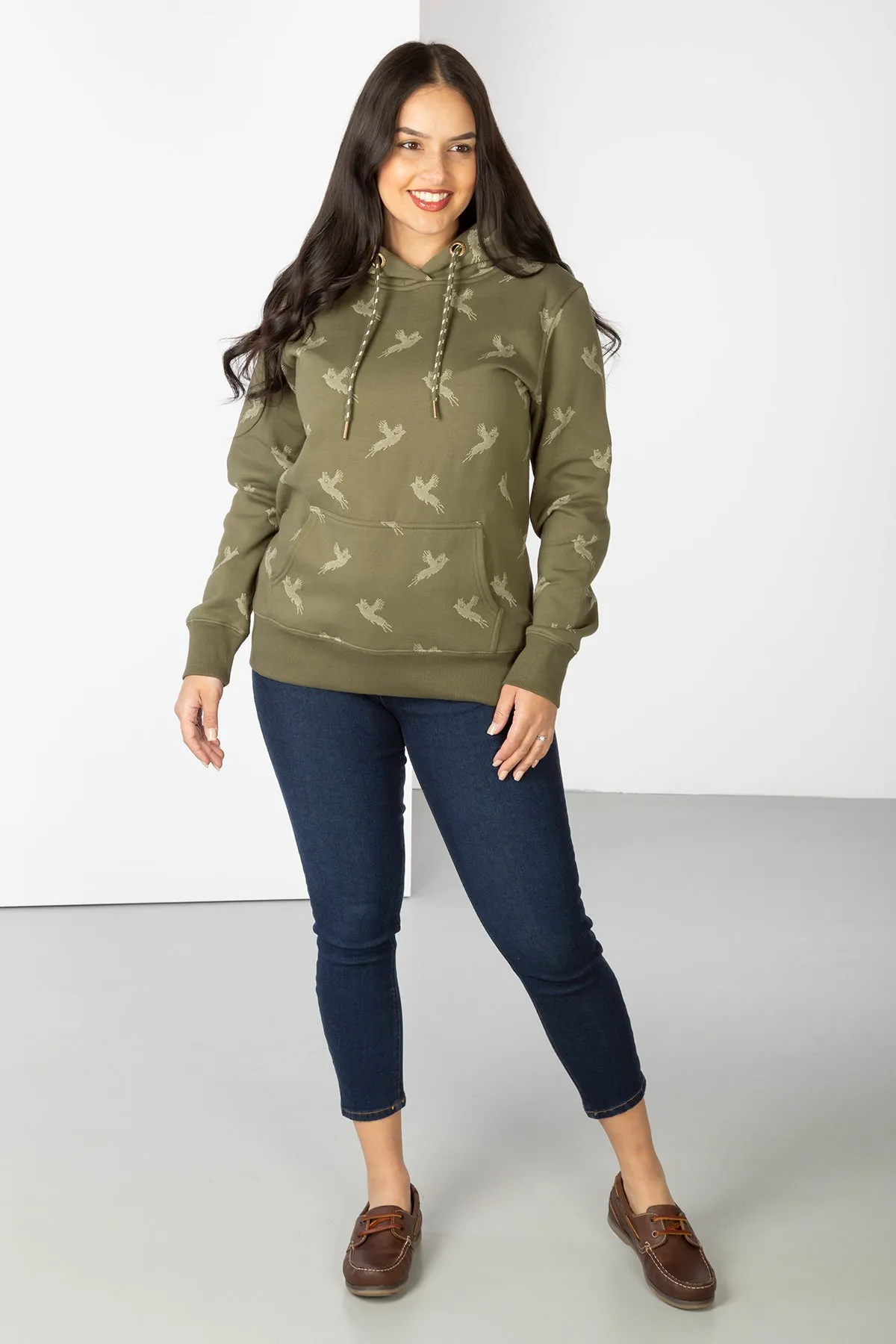 Women's Woven Loungewear Hoody - Arram